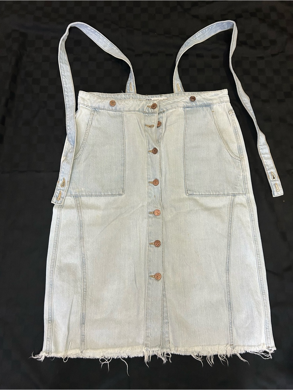 Zara denim collection skirt